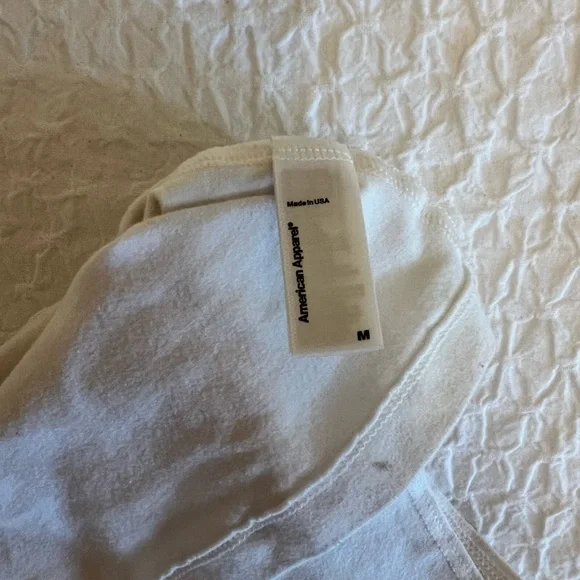 American apperal white cropped tank top (Medium) - Picture 3 of 6